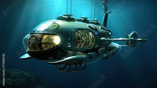 Hovering personal submarines photo