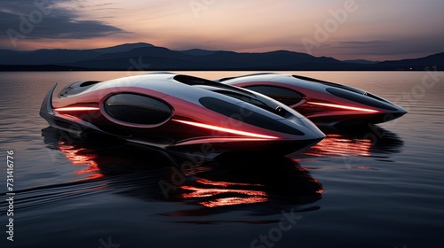 Hydrogen fuel cell boats transportation