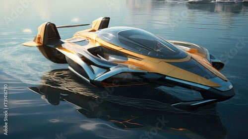 Hydrofoil watercraft glide transportation © Gefo