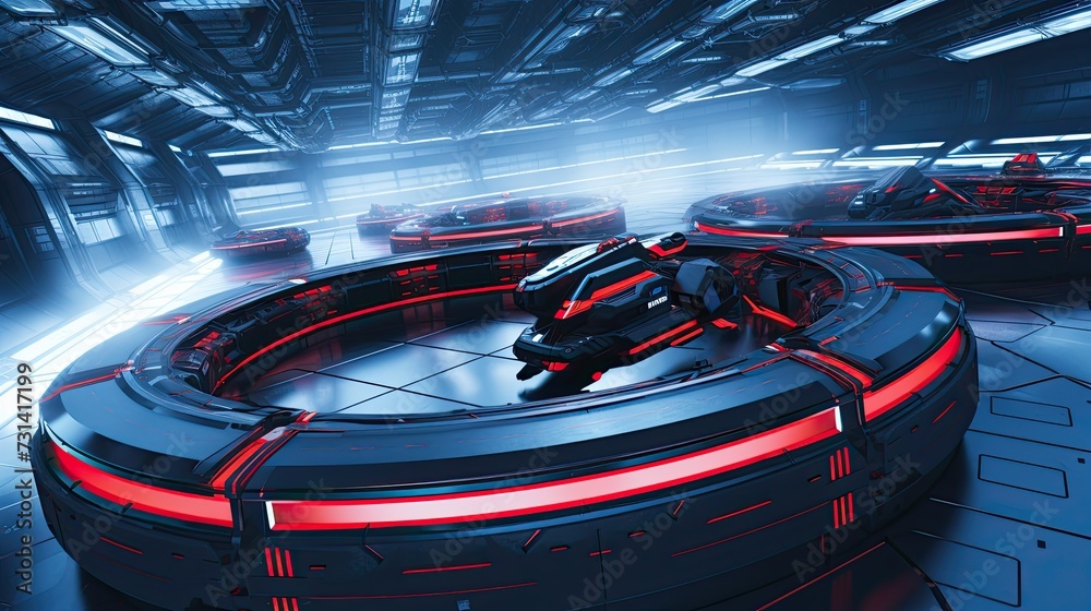 Robotic drone racing tracks Robotic drone racing tracks