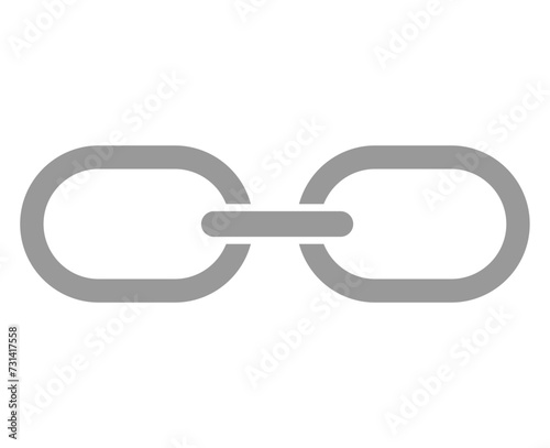 chains glyph vector icon