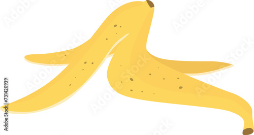 バナナの皮のベクターイラスト