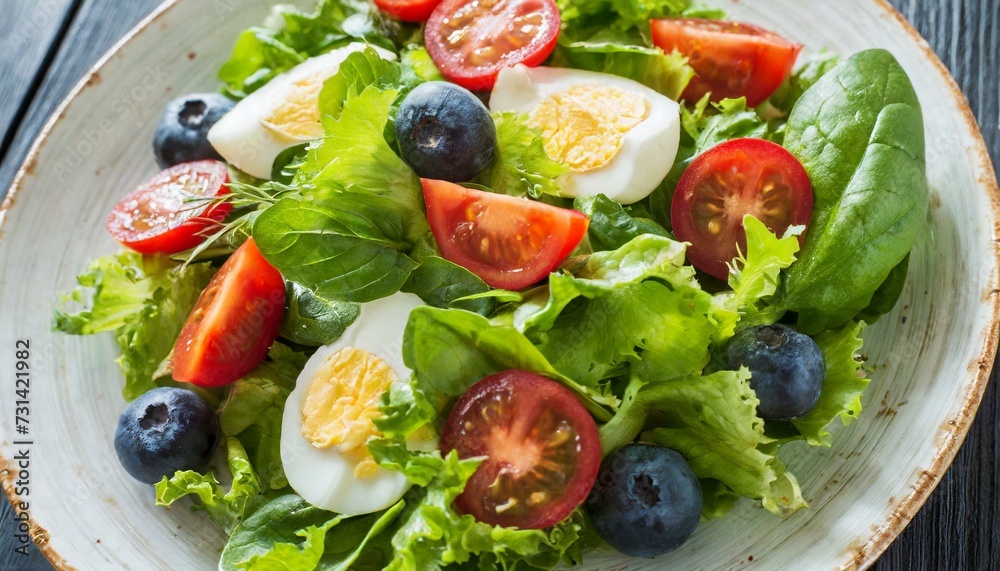 salad with vegetables