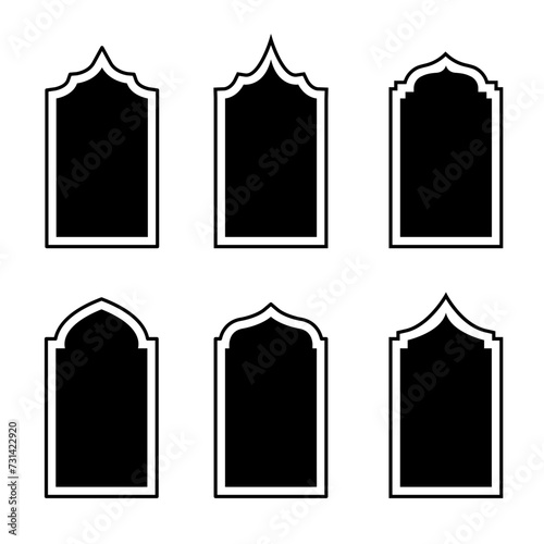 コピースペースシルエットセット: