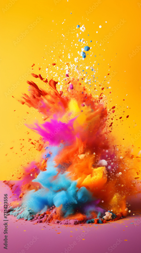 Holi Hai Background / banner / Card / Frame Holi Hai Background / banner / Card / Frame