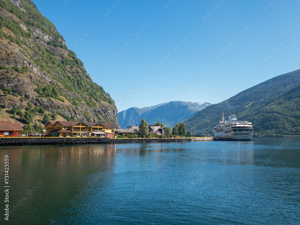 Flam Harbour, Flam, Norway.