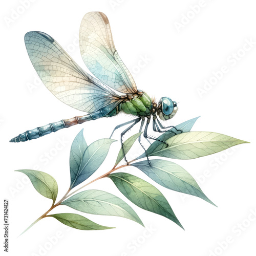 Summer Clipart Collection, cute clipart, summer time, summer element clipart, dragonfly photo