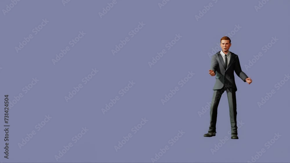 3D animated video featuring an irate business character expressing anger. Dynamic and expressive portrayal, suitable for conveying intense emotions in a corporate context. 3D animated video featuring an irate business character expressing anger. Dynamic and expressive portrayal, suitable for conveying intense emotions in a corporate context.