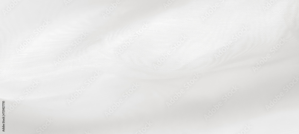 Abstract luxury white fabric texture background - obrazy, fototapety, plakaty 