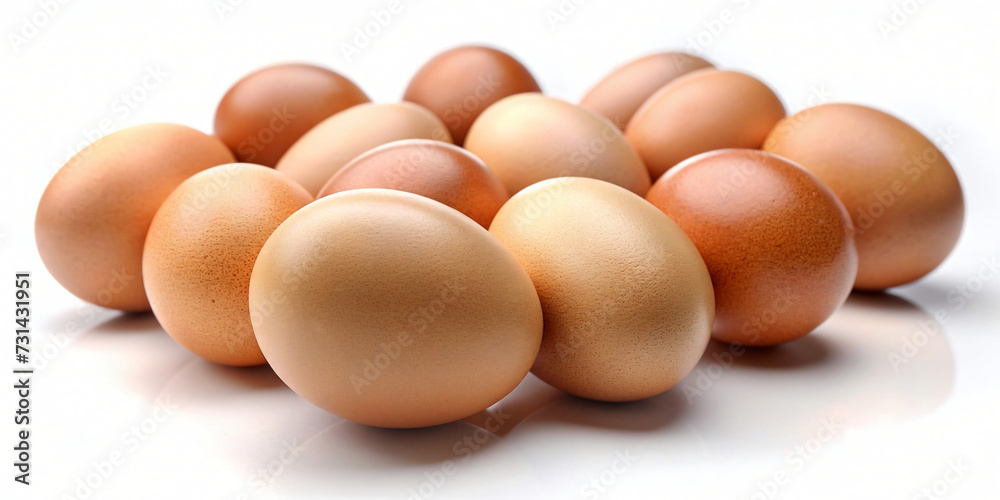 eggs isolated on white eggs isolated on white