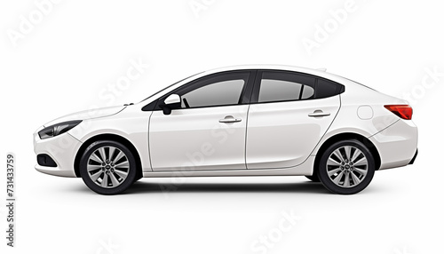 A car on a white background  isolated