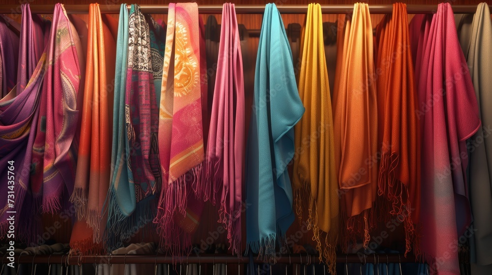 Radiant Hues: A Dazzling Array of Vibrant Scarves to Brighten Up Your Wardrobe