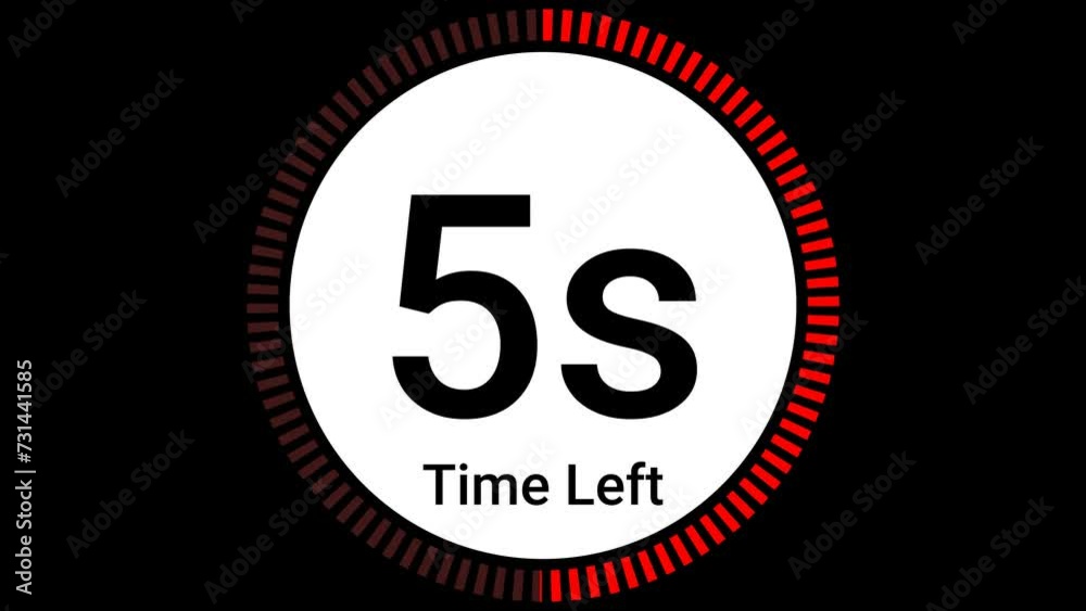 10 Seconds Countdown from 10-0 seconds 4K animation. Simple Style with Alpha and RGB 10 Seconds Countdown from 10-0 seconds 4K animation. Simple Style with Alpha and RGB