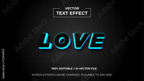 3d editable text effect premium vector. Editable text style effect. 3d Text emblem for advertising, branding, business logo cover of presentation banner, cover, poster. vector illustration