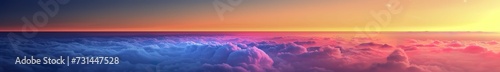 Vibrant gradient tones. poster banner landing page background design. Vibrant fantasy colorful cloudscape. with light blue 