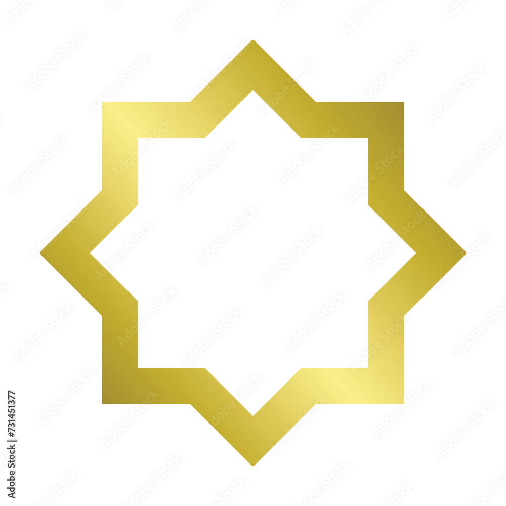 abstract star shape