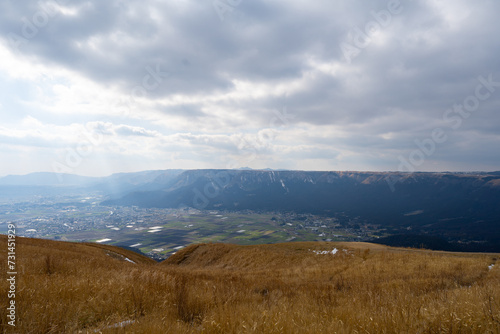 熊本阿蘇 大観峰からの風景