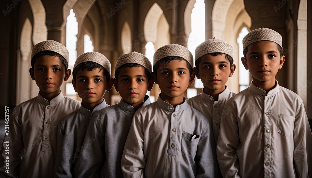 boy in the mosque
