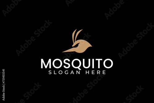 mosquito head modern logo for professional company business