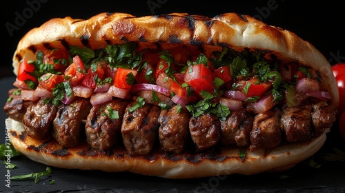Burger-Style Kebab: A Fusion of Flavors