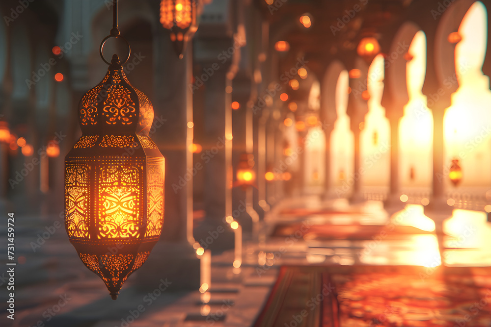 A 3D rendering of a serene Ramadan background, perfect for Islamic holiday events and religious-themed designs. A 3D rendering of a serene Ramadan background, perfect for Islamic holiday events and religious-themed designs.