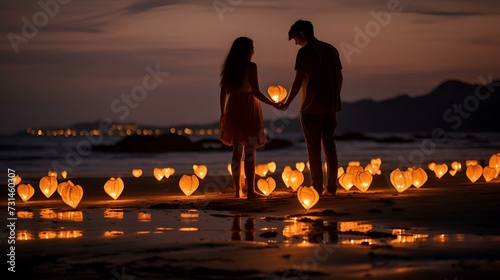 Romantic sunset beachside proposal warm and dreamy 