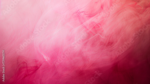 Vibrant Red and Pink Background With Billowing Smoke