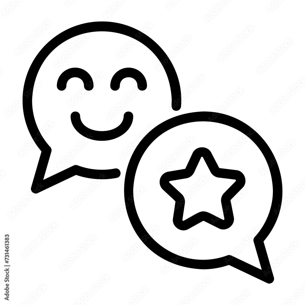 feedback outline icon