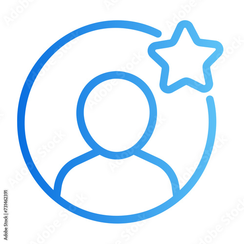 customer gradient icon