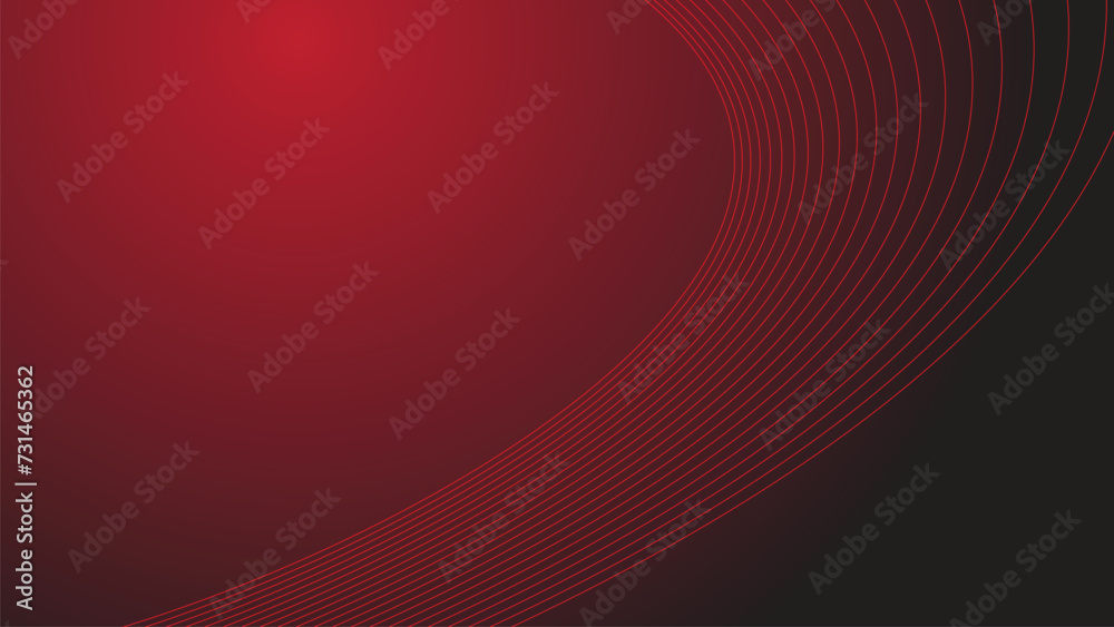 Red gradient with curve line background wallpaper vector image for backdrop or presentation Red gradient with curve line background wallpaper vector image for backdrop or presentation