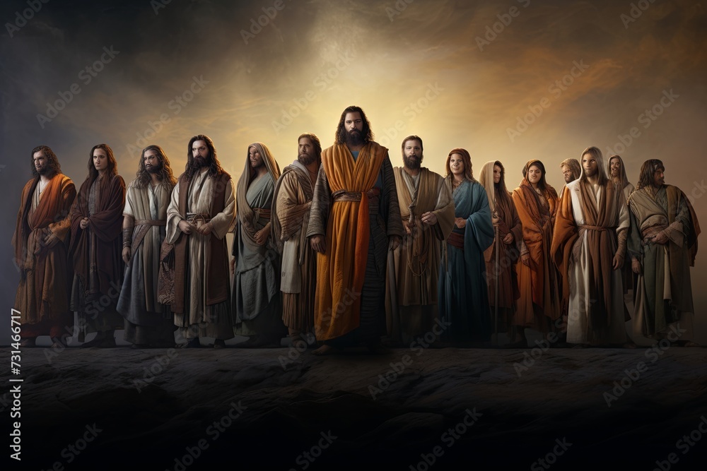 The twelve disciples 
