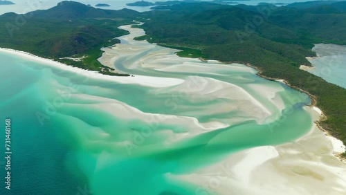 Der Whitehaven Beach bei den WhitSundays
