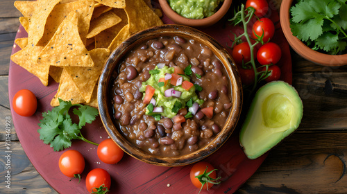 Vegetarian Mexican Food Concept photo