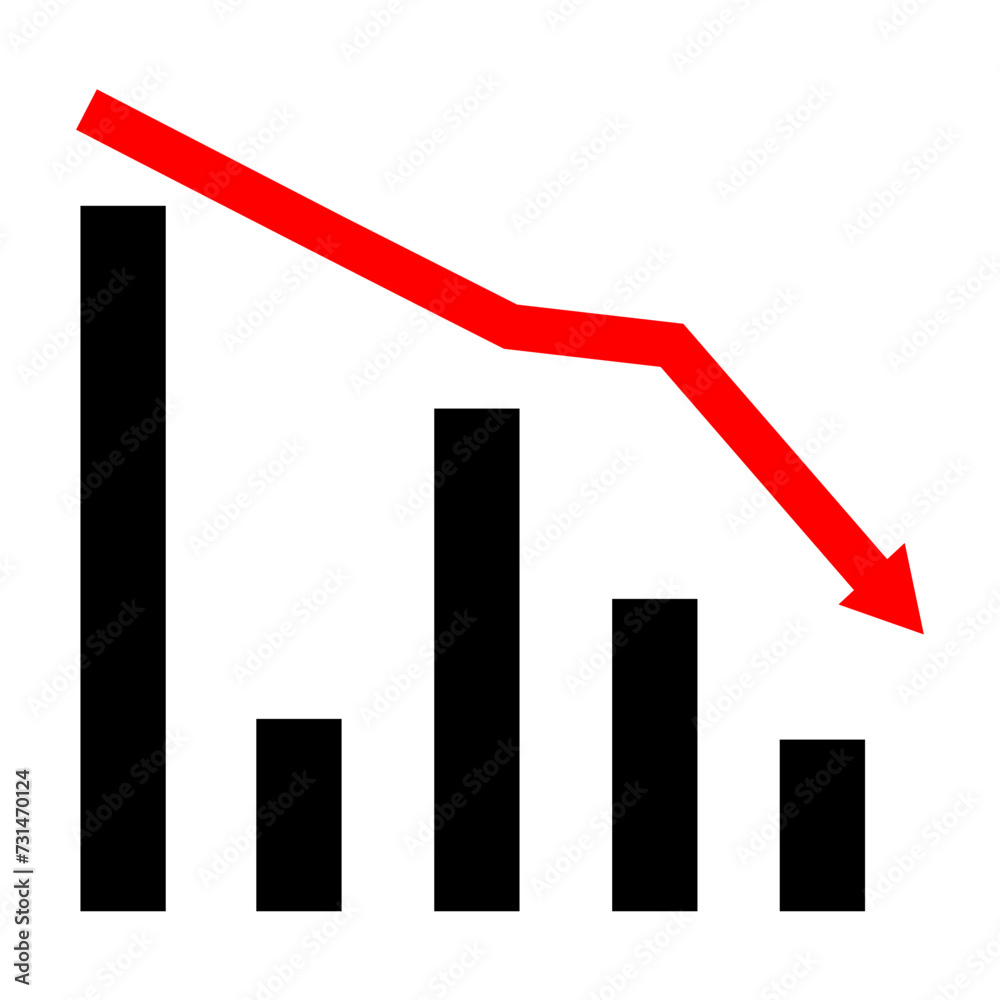 Curva infografis icon symbol Curva infografis icon symbol