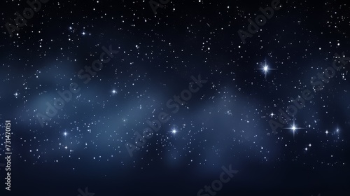 Majestic Night Sky With Countless Stars Illuminating the Darkness