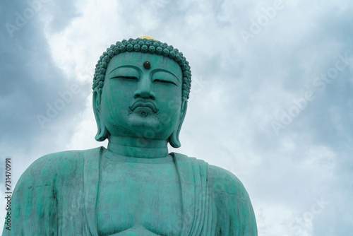 Golden Buddha Statue in Asia photo