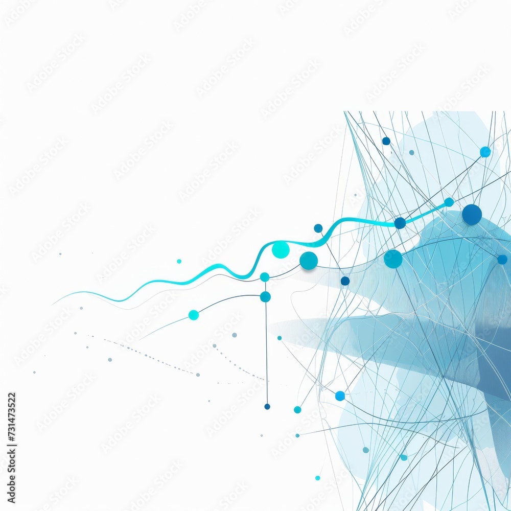 Blue Network Abstract Pattern.
Abstract network pattern with interconnected lines and dots in blue shades.