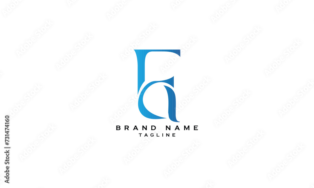 FA, AF, Abstract initial monogram letter alphabet logo design FA, AF, Abstract initial monogram letter alphabet logo design