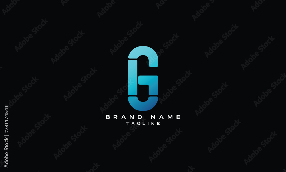 HG, GH, Abstract initial monogram letter alphabet logo design HG, GH, Abstract initial monogram letter alphabet logo design