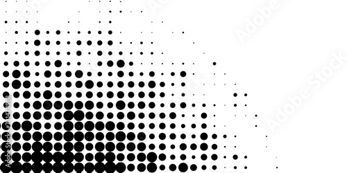 Background with monochrome dotted texture. Polka dot pattern template. Background with black dots - stock vector dots background dots halftone arts