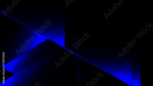  black abstract, polygon, elegant background, red abstract, premium background, red blank product background science, futuristic, energy technology concept. Digital image of light rays