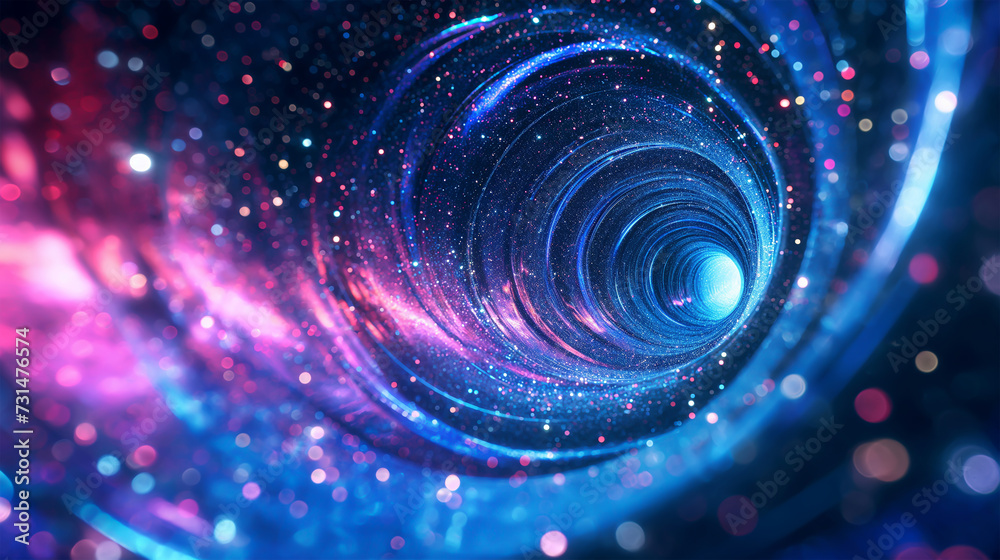 Abstract tunnel or wormhole galaxy science fantasy concept design, glitter and blurred vision, Abstract tunnel or wormhole galaxy science fantasy concept design, glitter and blurred vision,