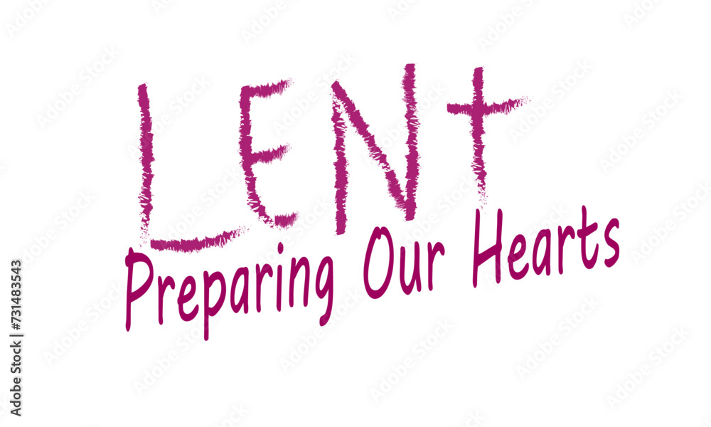 Lenten Season vector designs for posters, cards, greetings, templates