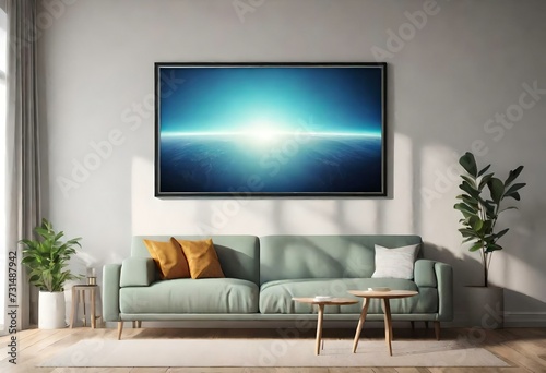 modern living room with tv © Nazir