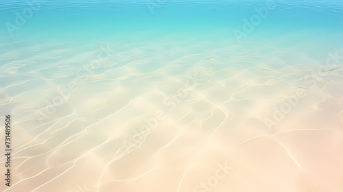 Abstract beautiful beach background with crystal clear water