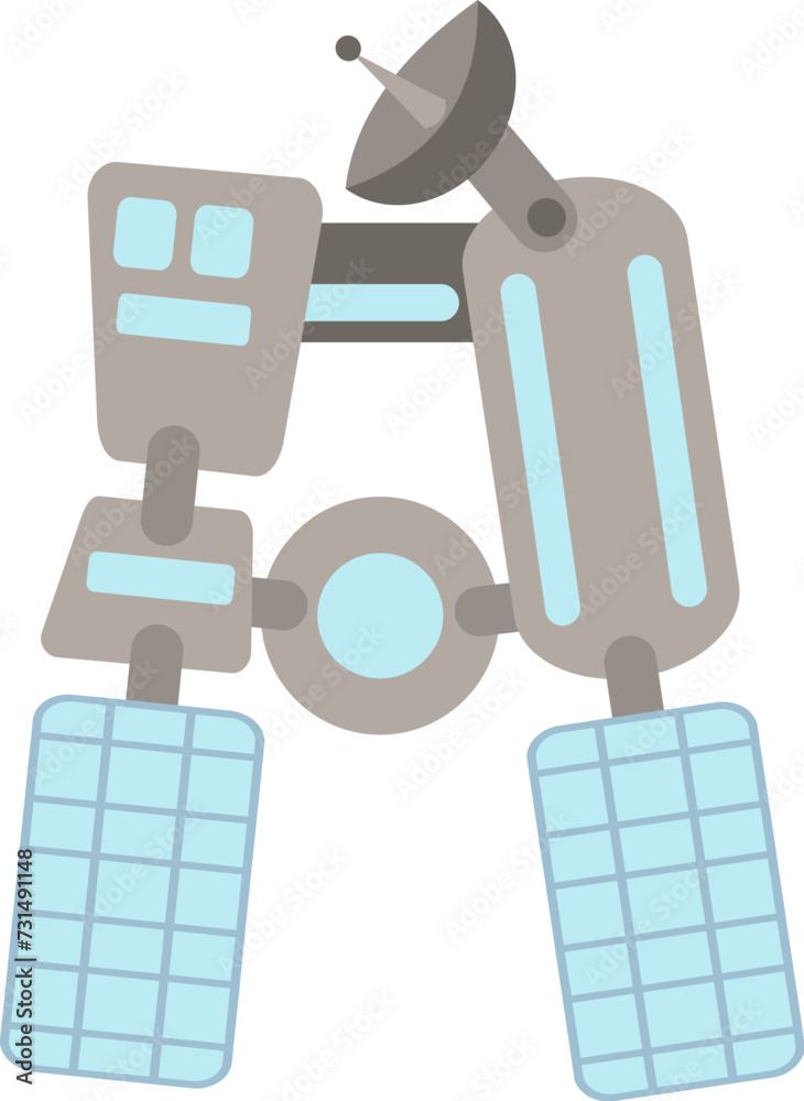 Satellite Letter Alphabet Vector A Satellite Letter Alphabet Vector A