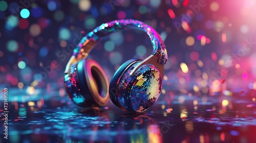 Fantastic headphones that overflow with different colors and sounds 