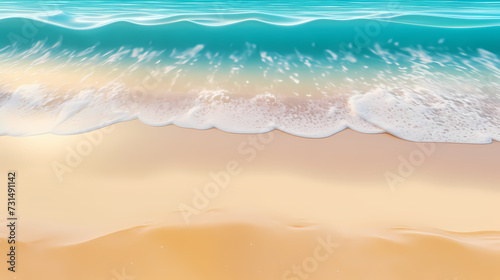 Abstract beautiful beach background with crystal clear water