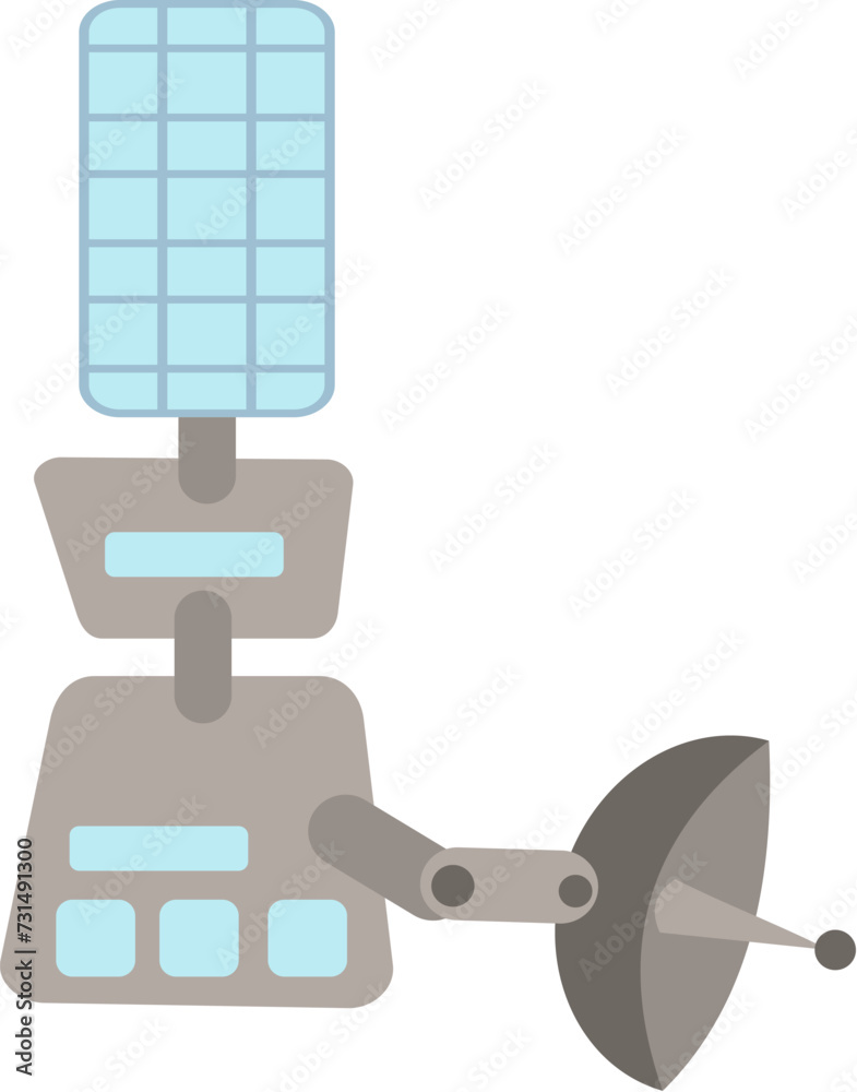 Satellite Letter Alphabet Vector L Satellite Letter Alphabet Vector L