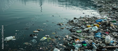Water pollution caused by plastic and rubber is an environmental catastrophe.